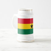 Ghana Flag Bierpul (Voorkant links)