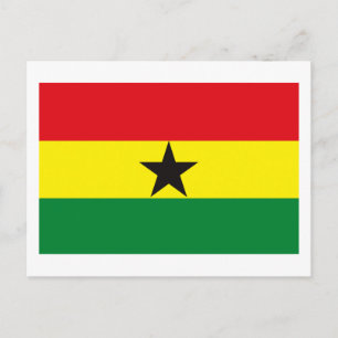 Ghana Flag Briefkaart