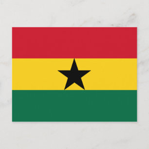 Ghana Flag Briefkaart