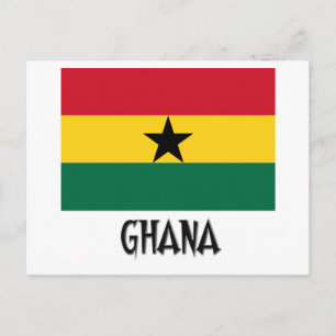 Ghana Flag Briefkaart