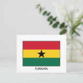 Ghana Flag Briefkaart (Staand voorkant)