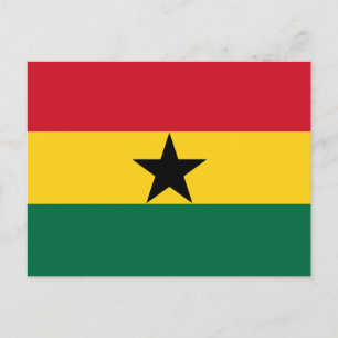 Ghana Flag Briefkaart