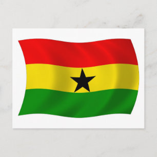 Ghana Flag Briefkaart