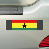 Ghana Flag Bumpersticker (Op auto)