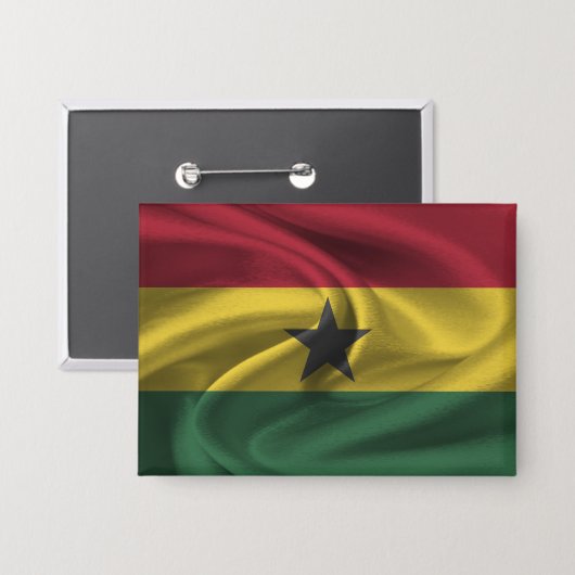 Ghana Flag Button (Voorkant / Achterkant)