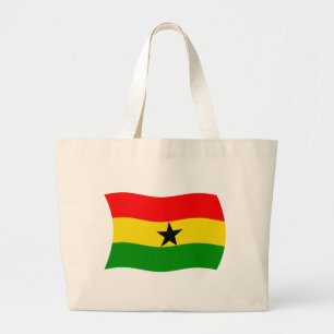 Ghana Flag Canvas tas