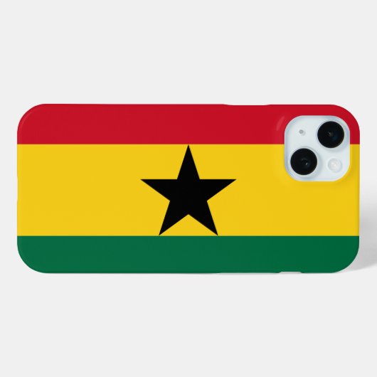 Ghana Flag Case-Mate iPhone Case (Achterkant (horizontaal))