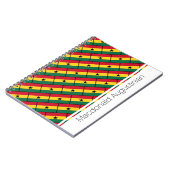 GHANA Flag Customisé Carnet Journal (Côté gauche)