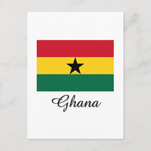 Ghana Flag Design Briefkaart