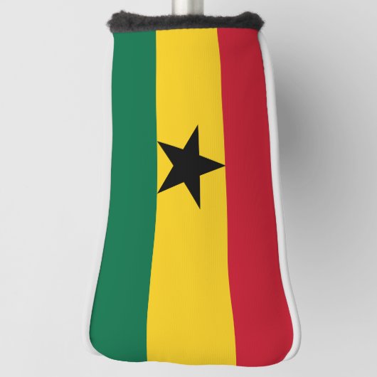 Ghana Flag Golfheadcover (Draai 90)
