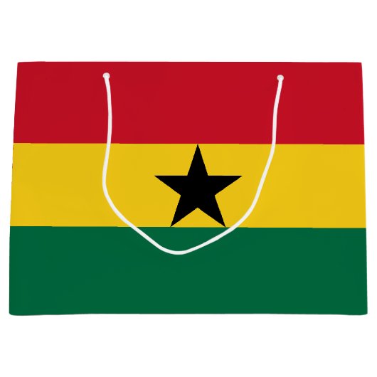 Ghana Flag Groot Cadeauzakje (Voorkant)
