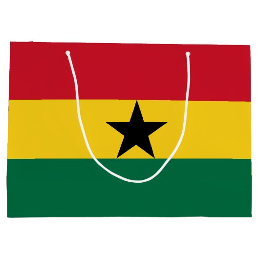 Ghana Flag Groot Cadeauzakje (Achterkant)