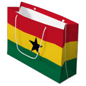 Ghana Flag Groot Cadeauzakje (Voorkant Gekanteld)