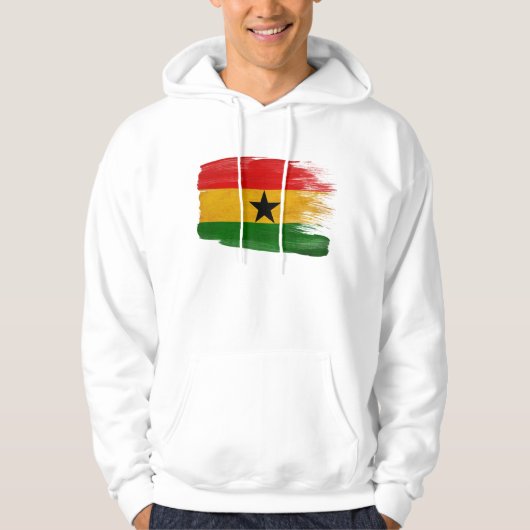 Ghana Flag Hoodie (Voorkant)