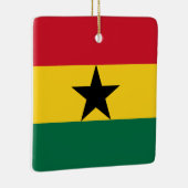 Ghana Flag Keramisch Ornament (Rechts)