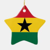 Ghana Flag Keramisch Ornament (Voorkant)