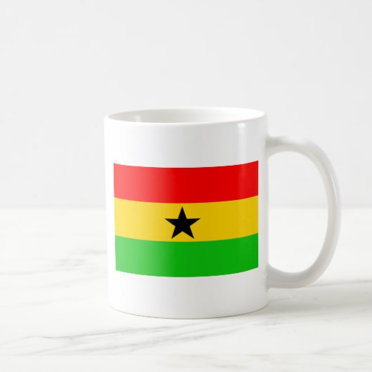 Ghana Flag Koffiemok (Rechts)