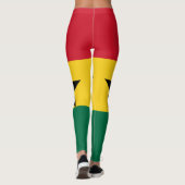 Ghana Flag Leggings (Achterkant)