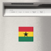 Ghana Flag Magneet (Insitu (Vaatwasser))