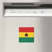 Ghana Flag Magnet Magneet (Insitu (Vaatwasser))
