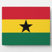 Ghana Flag Plaque Fotoplaat (Voorkant)