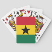 Ghana Flag Pplaykaarten Pokerkaarten (Achterkant)