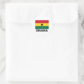 Ghana Flag Ronde Sticker (Tas)