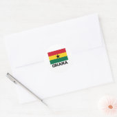 Ghana Flag Ronde Sticker (Envelop)