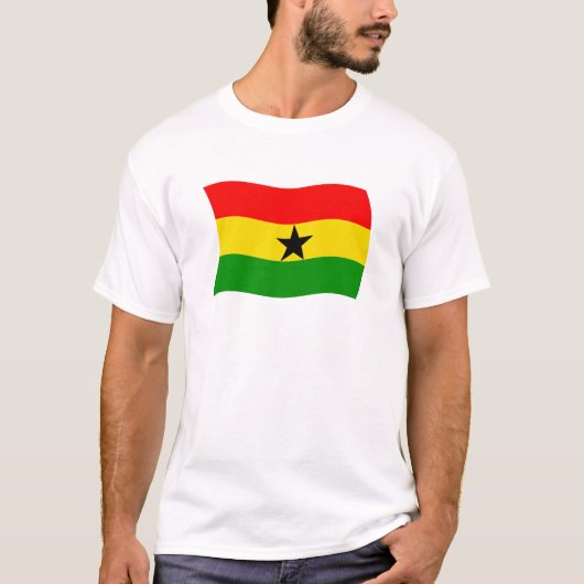 Ghana Flag Shirt (Voorkant)