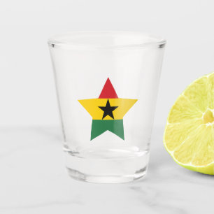 Ghana Flag Shot Glass Glas