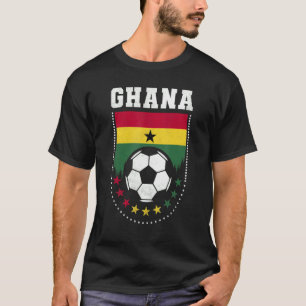 Ghana Flag Soccer Fan T-shirt