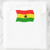 Ghana Flag Sticker (Tas)