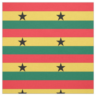 Ghana Flag Stof