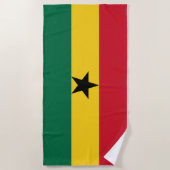 Ghana Flag Strandlaken (Voorkant)