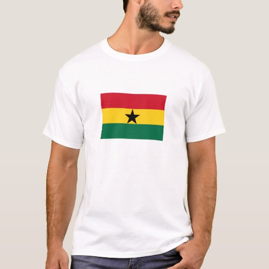 Ghana Flag T-shirt (Voorkant)