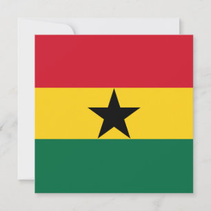Ghana Flag Uitnodiging