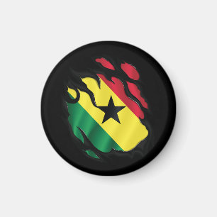 Ghana Gekopieerde vlag Magneet