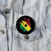 Ghana Gekopieerde vlag Ronde Button 7,6 Cm (In situ)