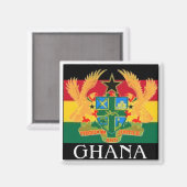 Ghana Gepersonaliseerd Accessoires Magneet (Voorkant / Achterkant)