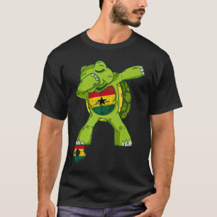 Ghana Ghana Turtle Ghana Vlag Ghanese T-shirt