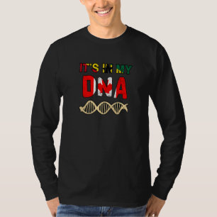 Ghana Ghanees Canada Canadees Vlag Hand Gemengd DN T-shirt