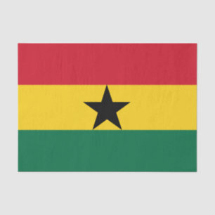 Ghana & Ghanese Vlag weefsel papier /mode