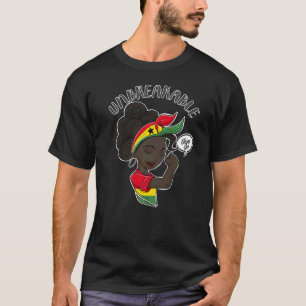 Ghana Girl onbreekbaar in Ghana Heritage I Ghana T-shirt