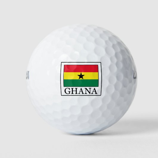 Ghana Golfballen (Voorkant)