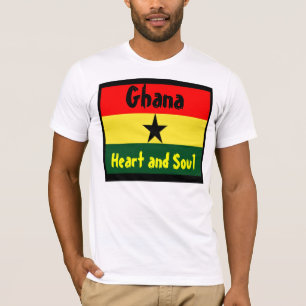 Ghana-hart en zielt-shirts t-shirt