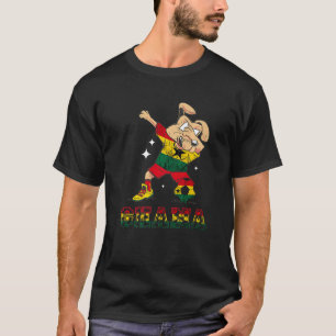 Ghana Hond Ghana Vlag Ghanese Trots Ghana Voetbal T-shirt