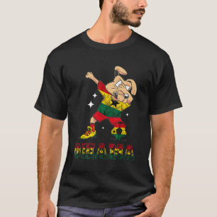 Ghana Hond Ghana Vlag Ghanese Trots Ghana Voetbal T-shirt