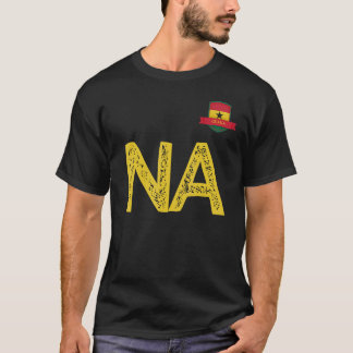 Ghana Human-Flag Group kleding Letter N en A Ghan T-shirt