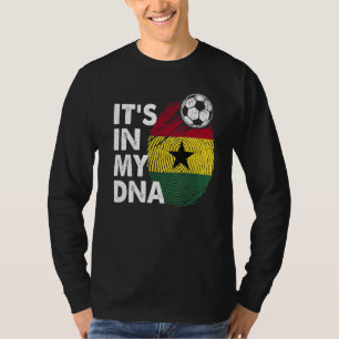 Ghana in mijn dna-Ghanese vlaggenteam Ghana T-shirt