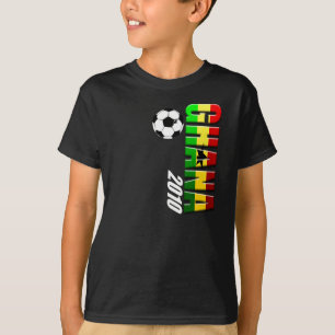 Ghana logo verticale voetbalvlag Ghana T-shirt